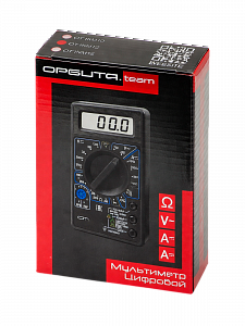 Мультиметр цифровой с прозвонкой тестер тока и напряжения Орбита OT-INM12